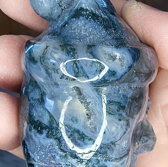 Agate Santa Skull - Picture 14 of 15